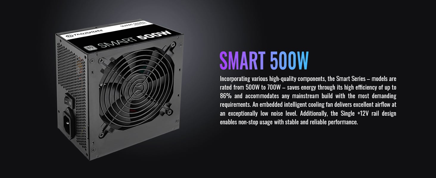 Thermaltake Smart Series 500W Power Supply