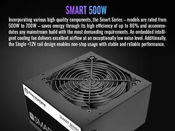 Thermaltake Smart Series 500W Power Supply