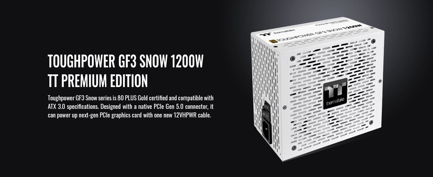 Thermaltake Toughpower GF3 Snow Edition 1200W Power Supply