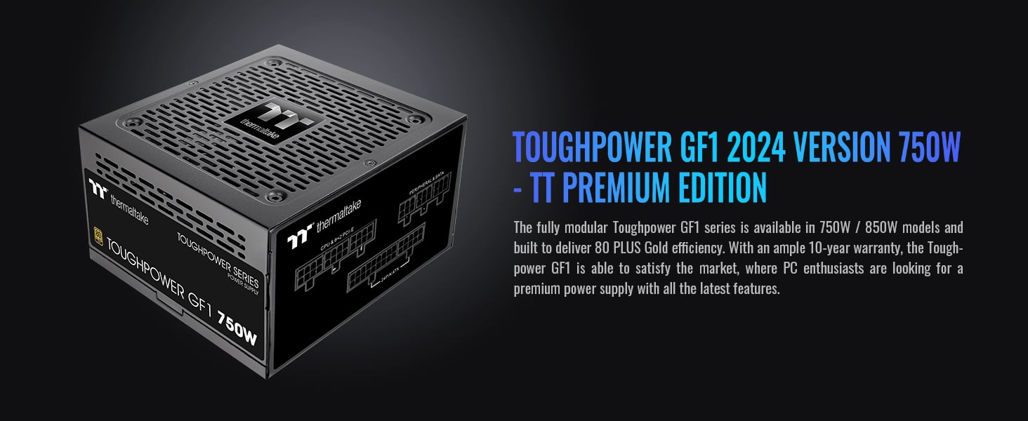 Thermaltake GF1 Fully Modular ATX 750W Power Supply