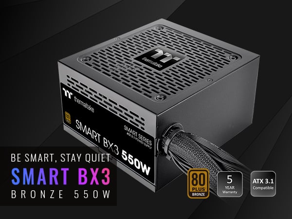 Thermaltake Smart BX3 550W Power Supply