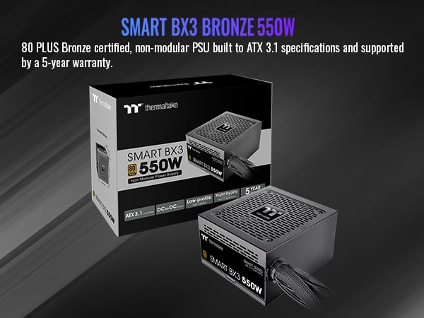 Thermaltake Smart BX3 550W Power Supply