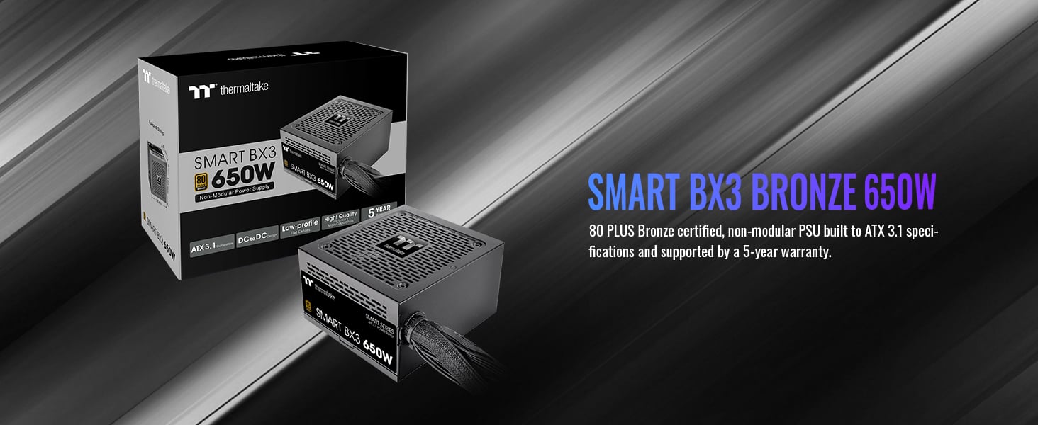 Thermaltake Smart BX3 650W Power Supply