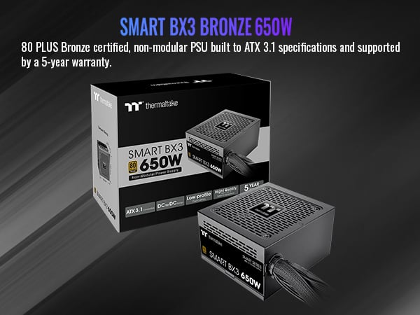 Thermaltake Smart BX3 650W Power Supply