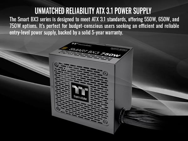 Thermaltake Smart BX3 750W Power Supply