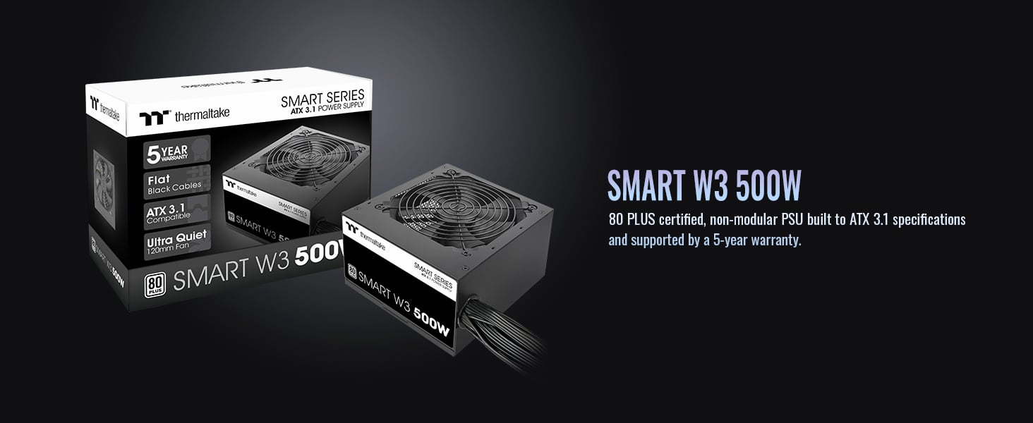 Smart W3 Series 80Plus Certified Power Supply