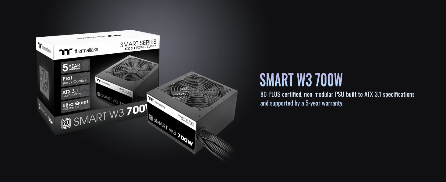 Smart W3 Series 80Plus Certified Power Supply