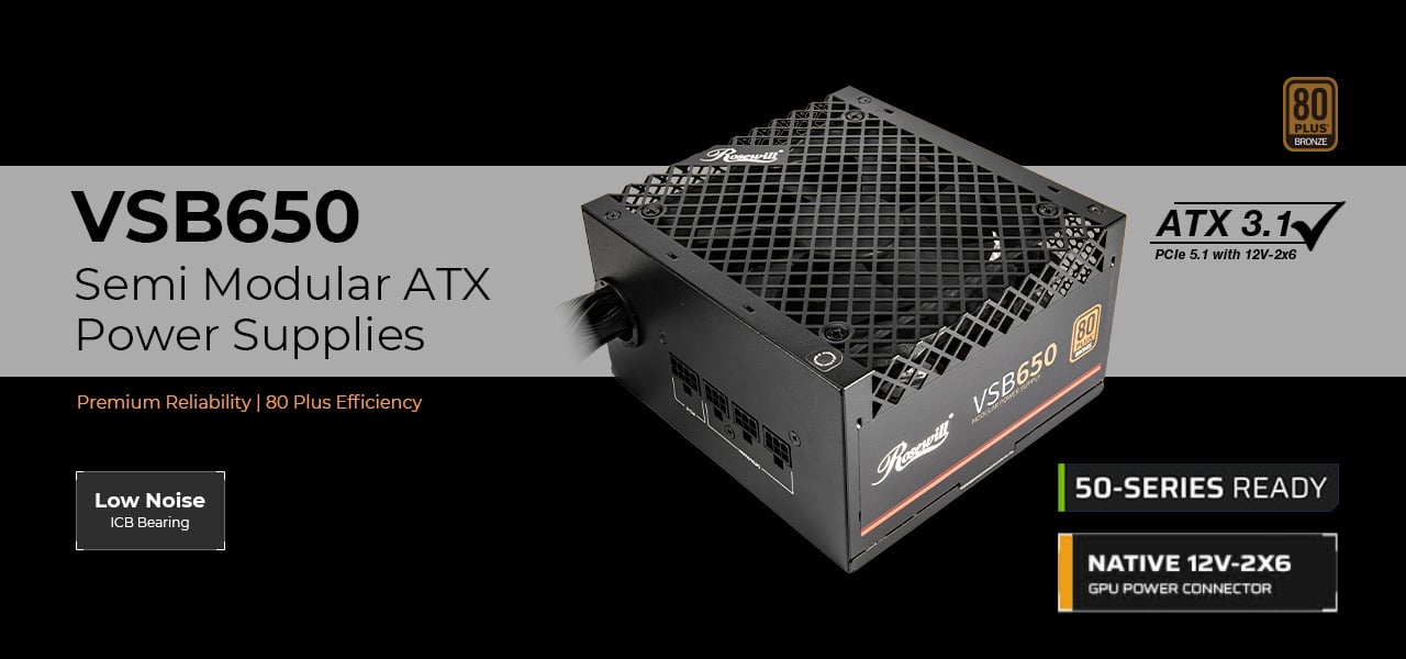 Rosewill VSB 650W Power Supply