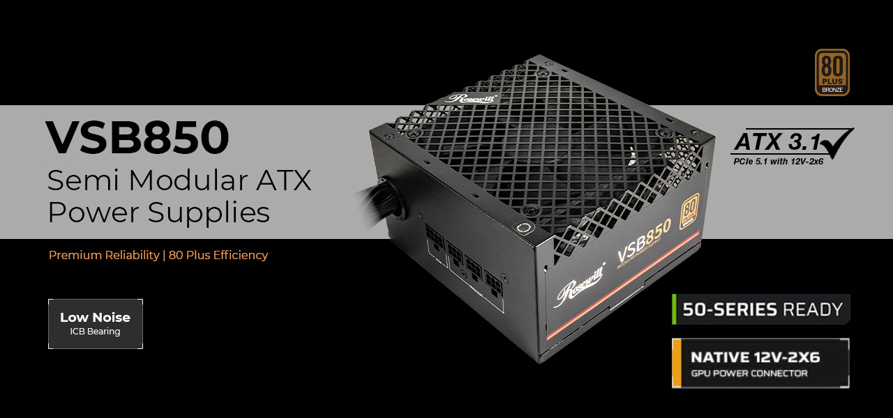 Rosewill VSB 850W Power Supply