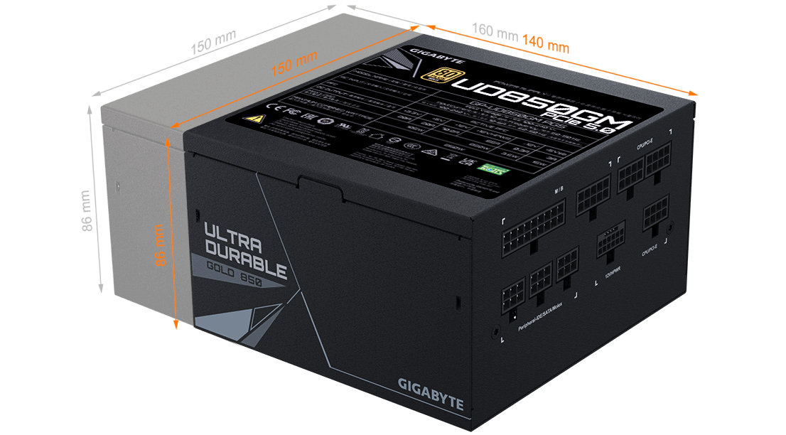 GIGABYTE GP-UD850GM PG5 Rev2.0 Power Supply