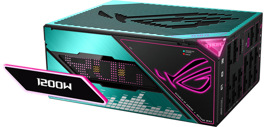 ASUS ROG Thor 1200W Platinum III Hatsune Miku Edition (80 PLUS Platinum Certified Power Supply