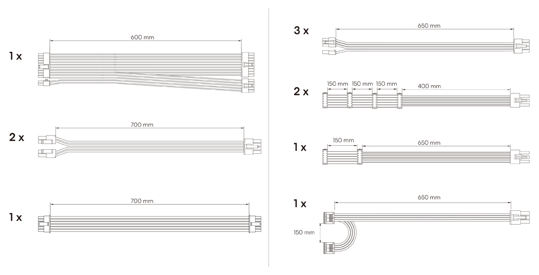 Fractal Design Ion 3 Gold 1000W Fully Modular White Power Supply