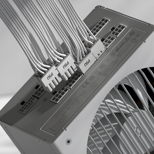 Fractal Design Ion 3 Gold 1000W Fully Modular White Power Supply