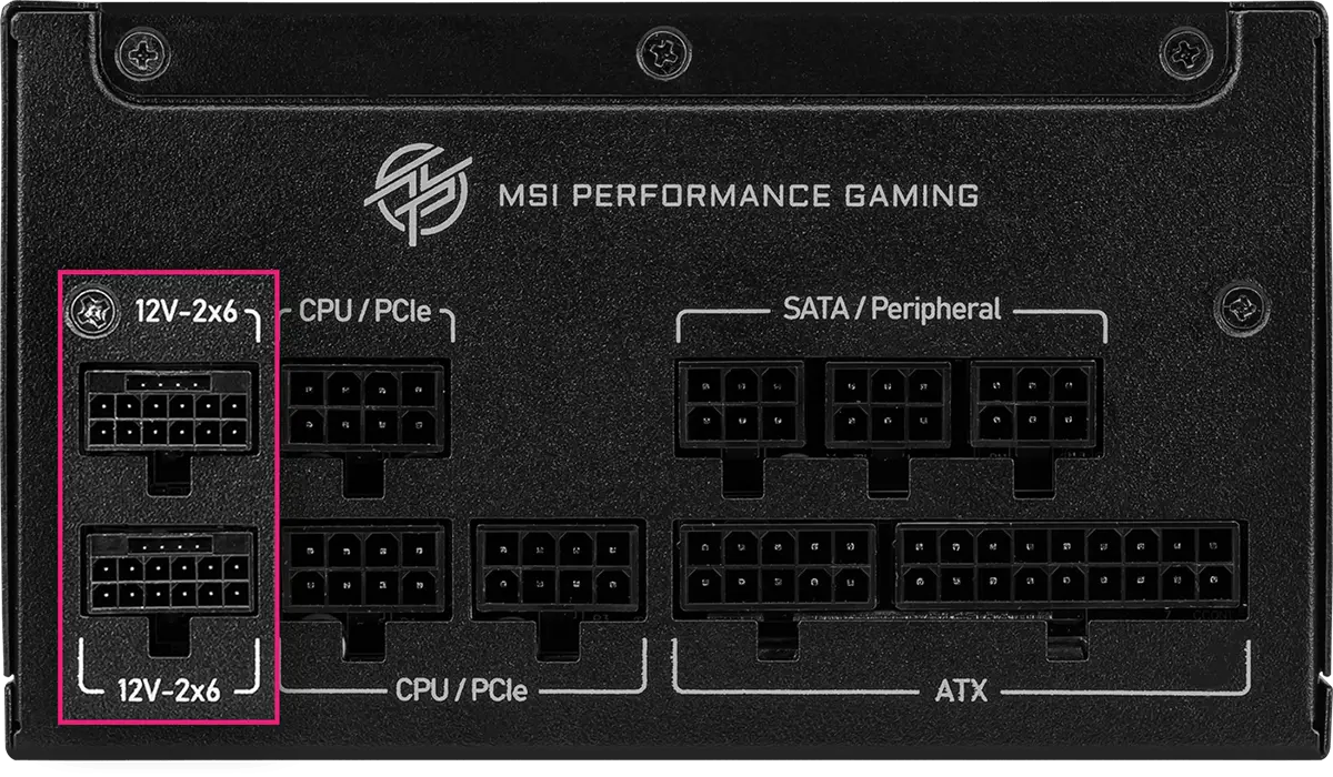 MSI MPG A1000GS PCIE 5 II Power Supply