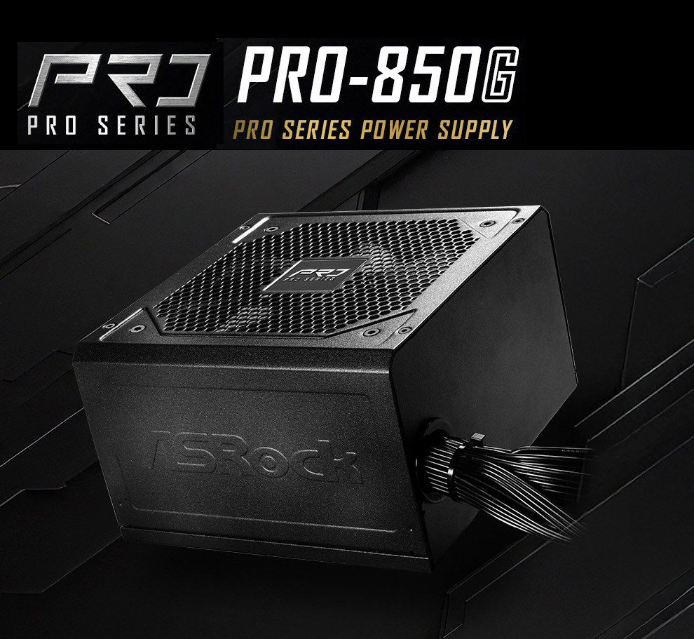 ASRock PRO Series PRO-850G 850W Power Supply