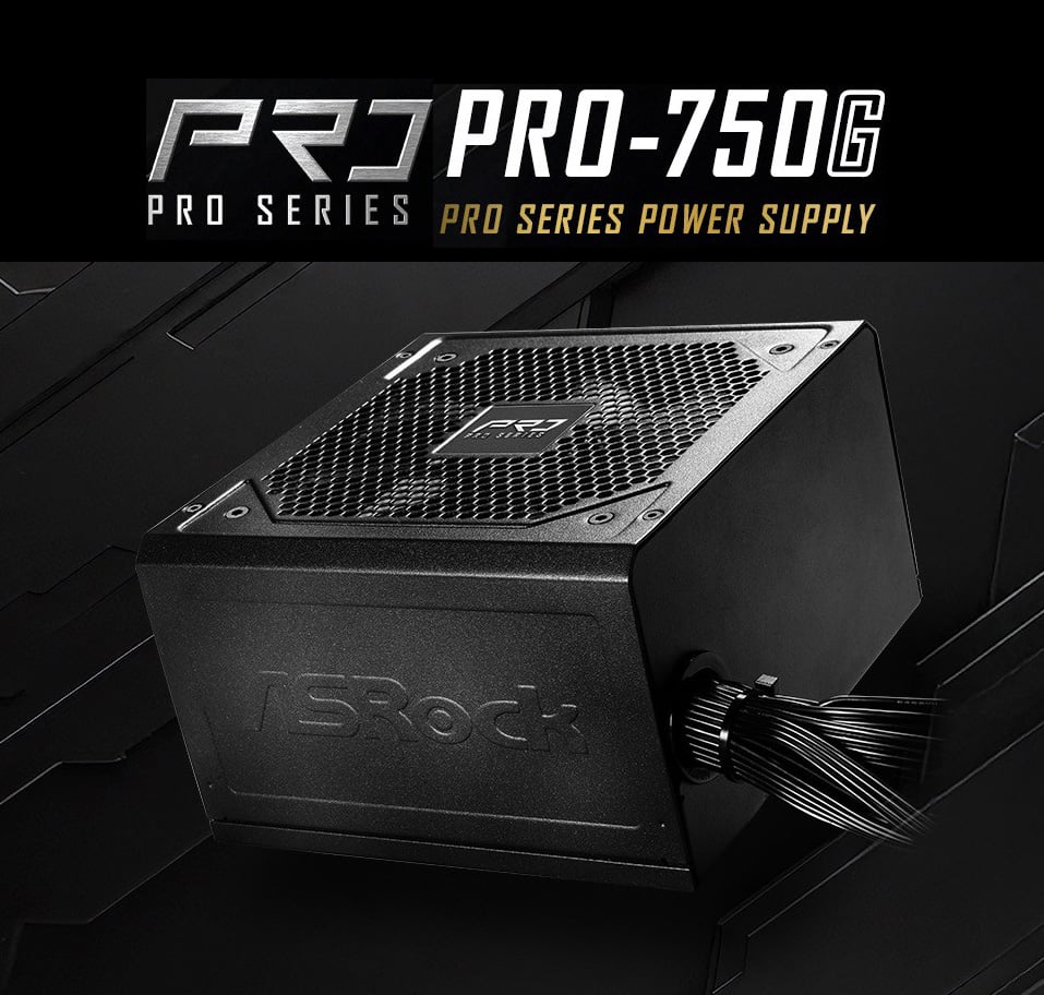 ASRock PRO Series PRO-750G 750W Power Supply