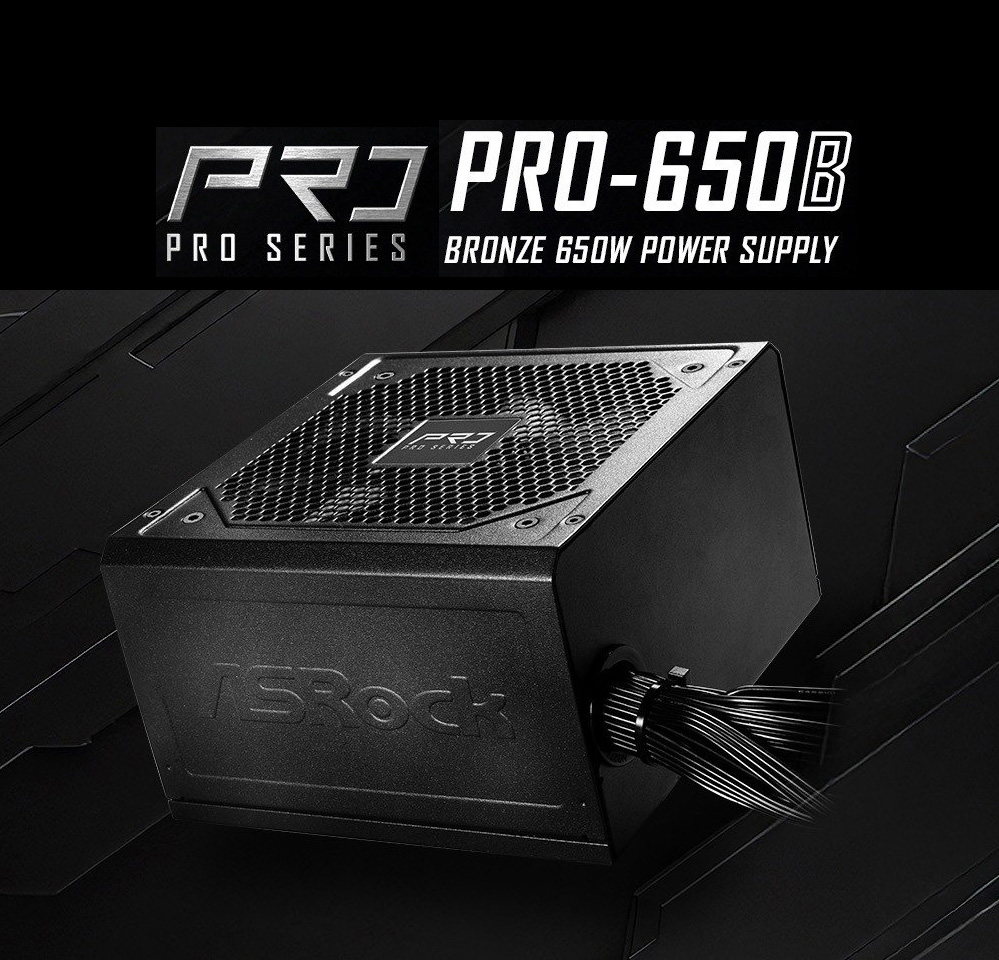 ASRock PRO Series PRO-650B 650W Power Supply
