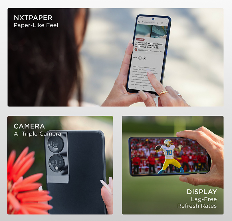 TCL 50 XE NXTPAPER 5G Unlocked Cell phone