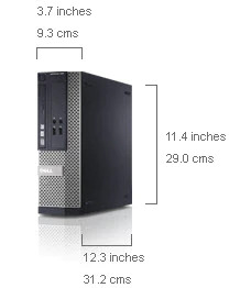 Dell Optiplex 390 - 320 GB disco rigido SATA con Windows 10 Pro 64 bit