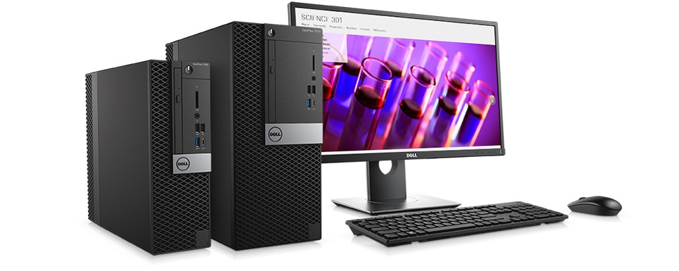 Pack PC de Bureau reconditionné Dell Optiplex 7050 SFF + Écran 22 - i3 -  16Go - SSD 240Go - windows 10 - Trade Discount