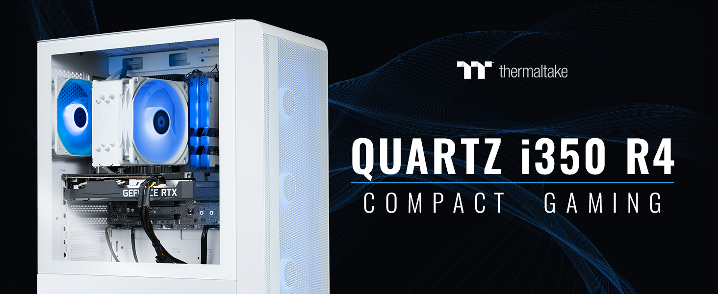 Thermaltake LCGS Quartz i350 R4 Gaming Desktop