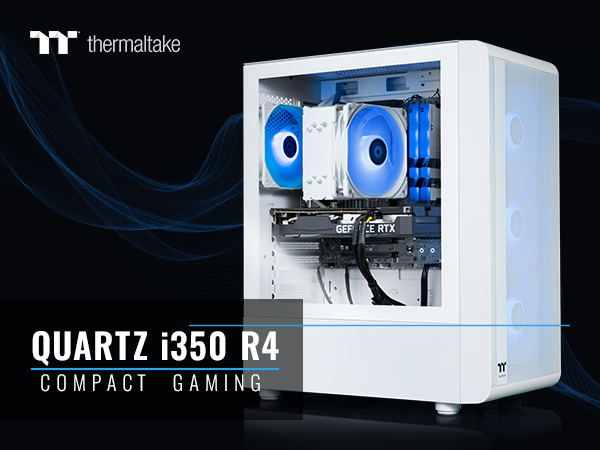 Thermaltake LCGS Quartz i350 R4 Gaming Desktop