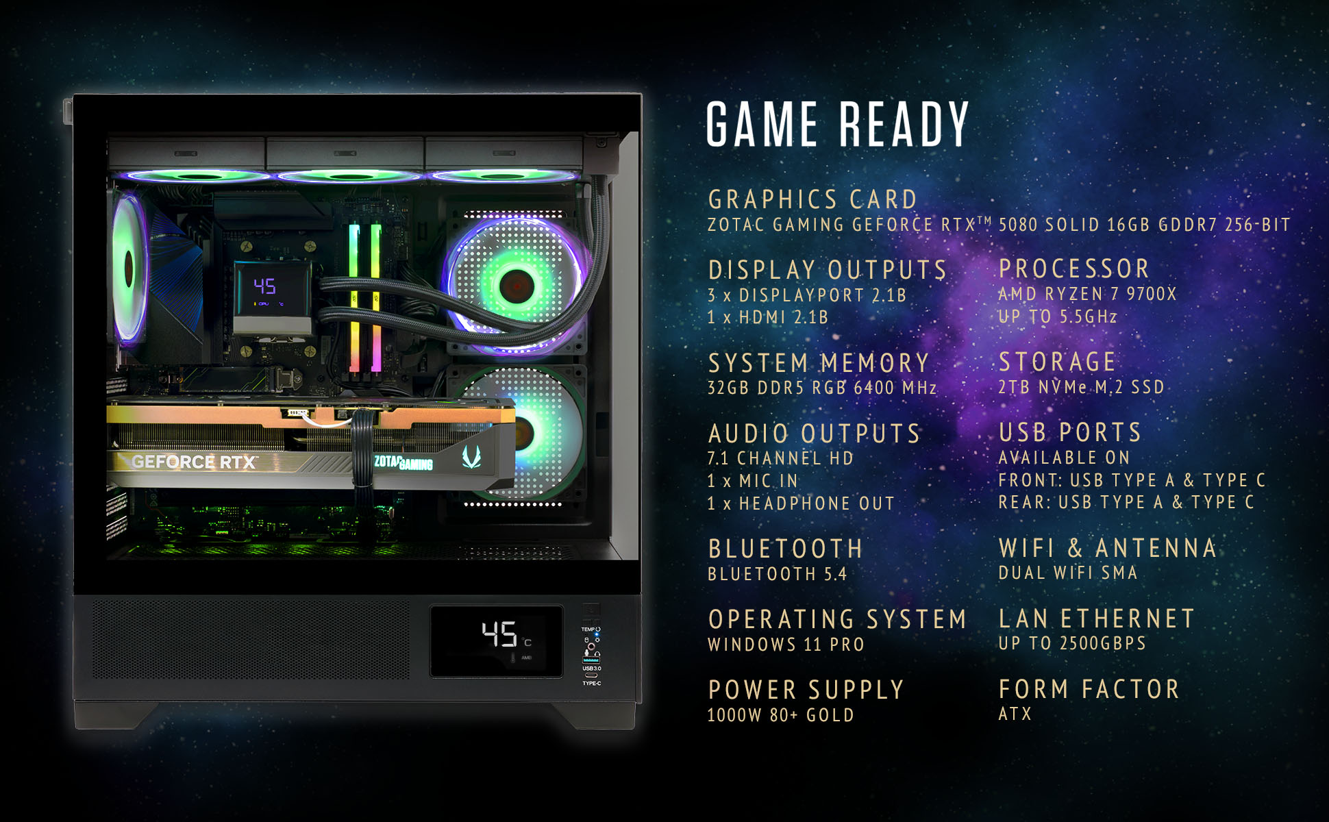 ZOTAC Gaming MEK AI-Enhanced Gaming PC