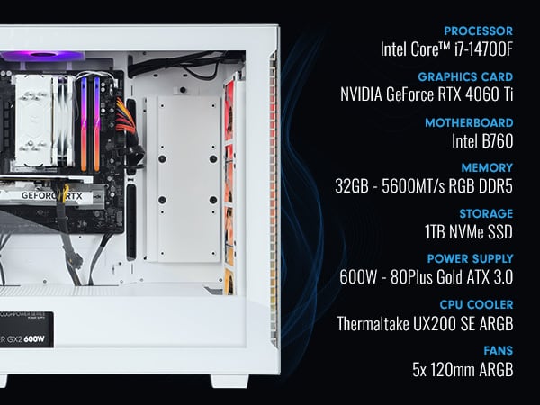 Thermaltake LCGS View i460T Gaming Desktop