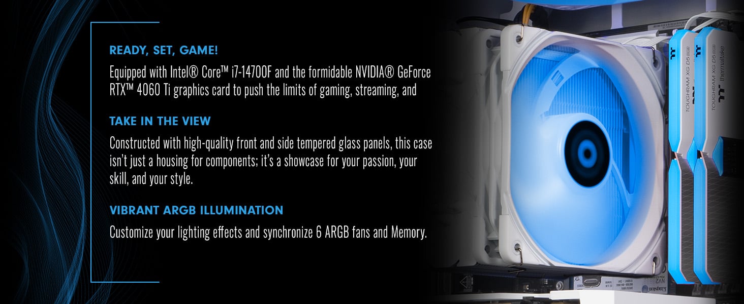 Thermaltake LCGS View i460T Gaming Desktop