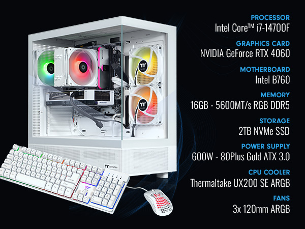 Thermaltake LCGS Vista i46S Gaming Desktop