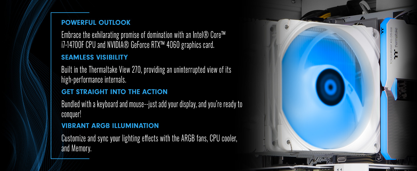 Thermaltake LCGS Vista i46S Gaming Desktop