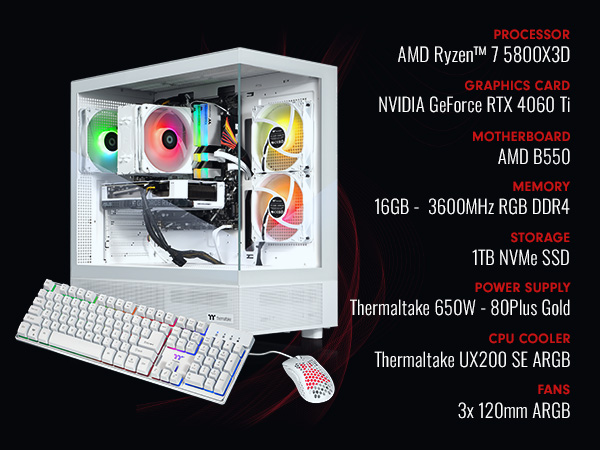 Thermaltake LCGS Vista 460TS Gaming Desktop