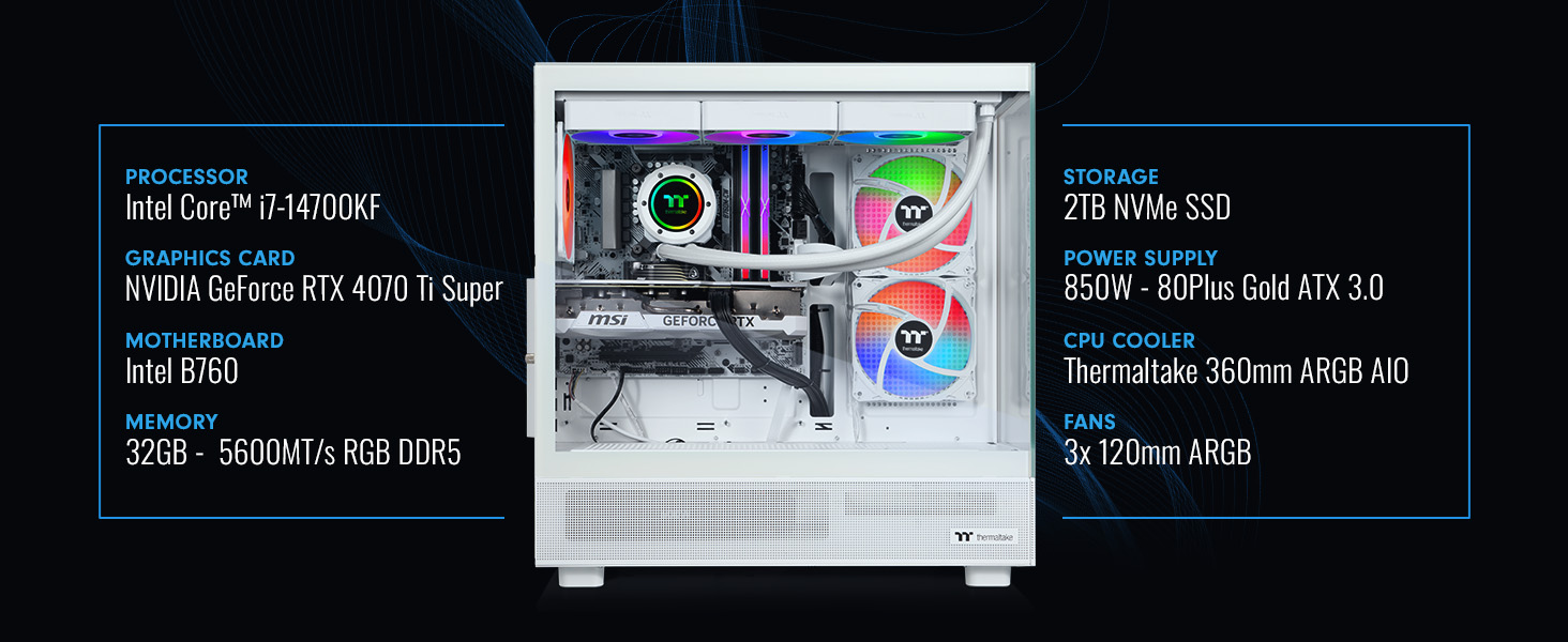 Thermaltake LCGS Vista i47TS Gaming Desktop
