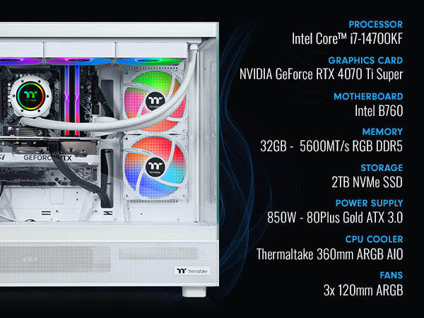 Thermaltake LCGS Vista i47TS Gaming Desktop