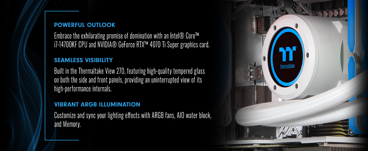 Thermaltake LCGS Vista i47TS Gaming Desktop