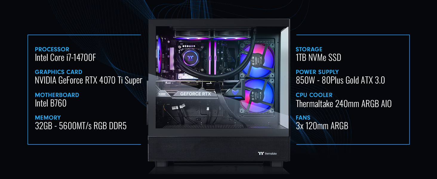 Thermaltake LCGS Vista i47T SF Gaming Desktop
