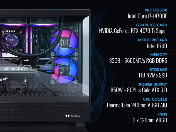 Thermaltake LCGS Vista i47T SF Gaming Desktop