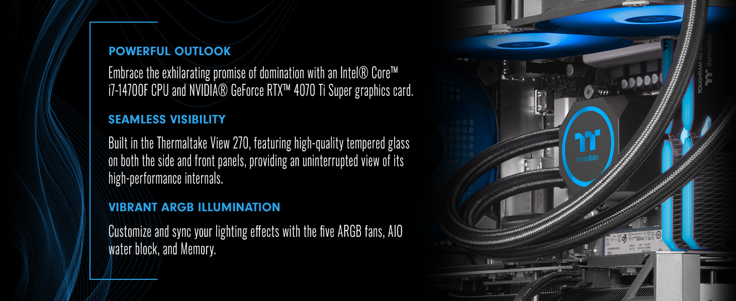Thermaltake LCGS Vista i47T SF Gaming Desktop