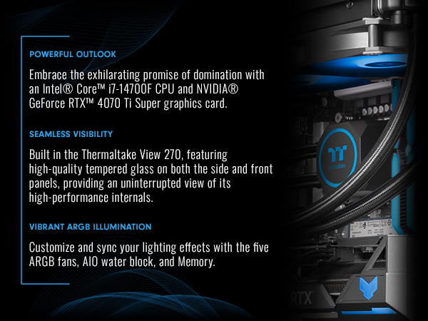 Thermaltake LCGS Vista i47T SF Gaming Desktop
