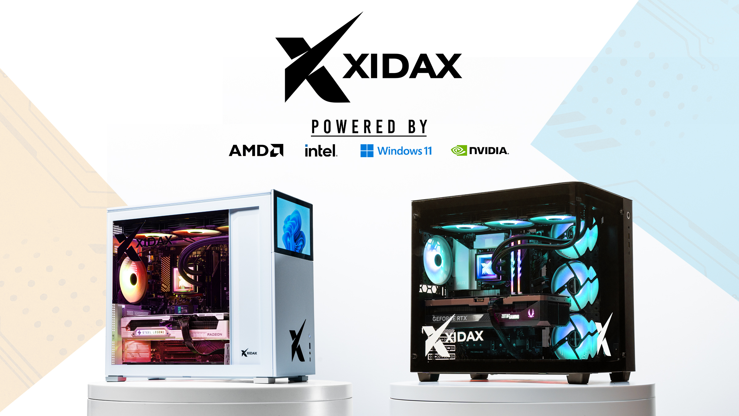 Xidax X2 Series Onami White Gaming Desktop 