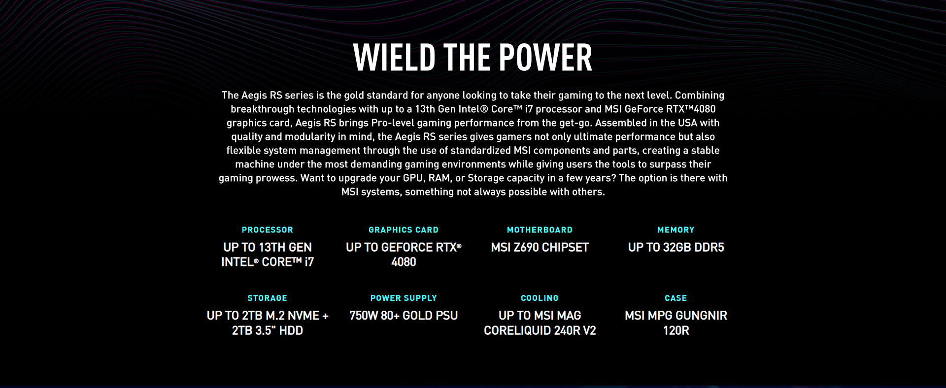 MSI Aegis RS Gaming Desktop