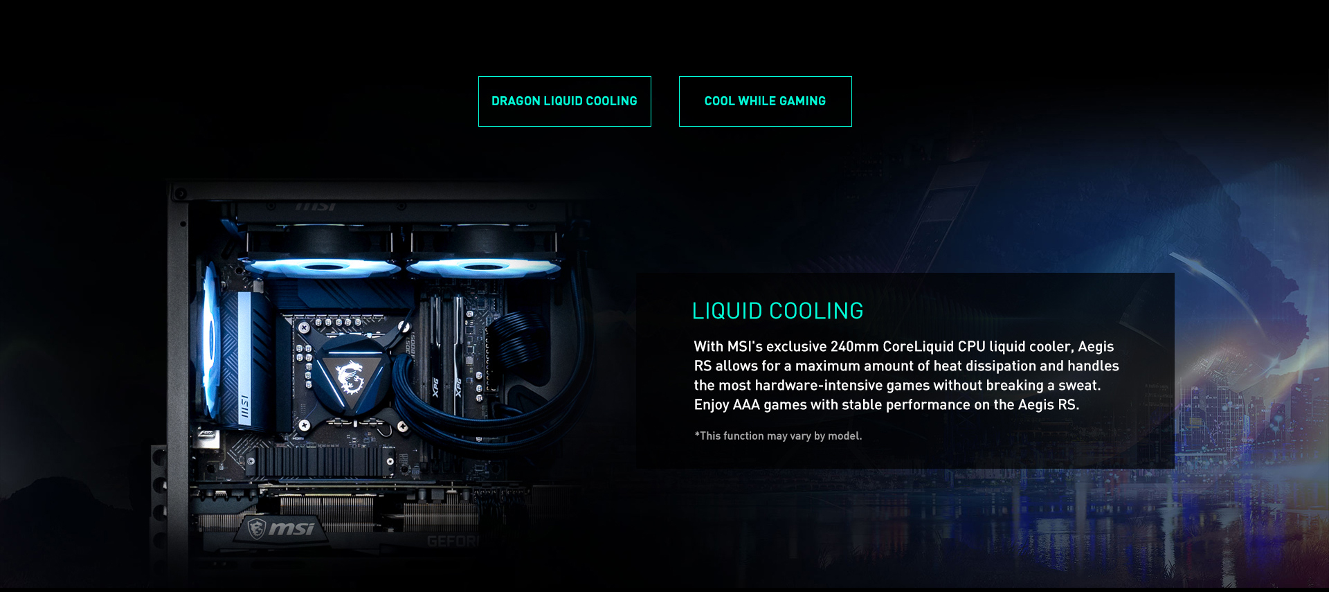 MSI Aegis RS Gaming Desktop 