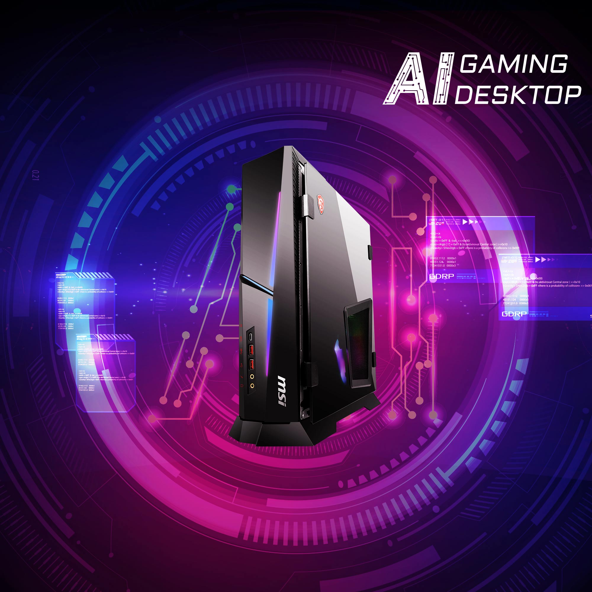 MSI MPG Trident AS Gaming Desktop 