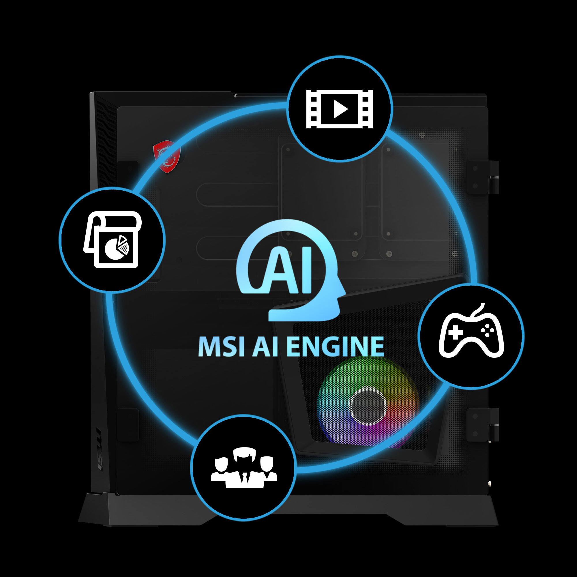 MSI MPG Trident AS Gaming Desktop 