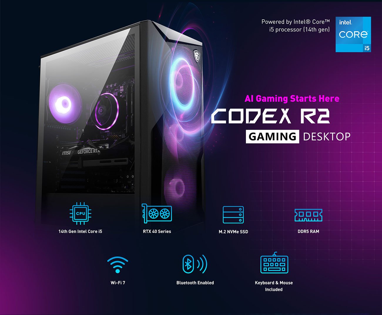 MSI Codex R2 Gaming Desktop