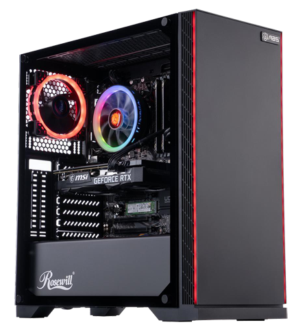 This ABS Master Gaming prebuilt PC includes an RTX 3060 Ti