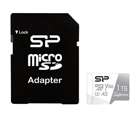 Silicon Power Superior Micro SDXC  MicroSD Card with Adapter