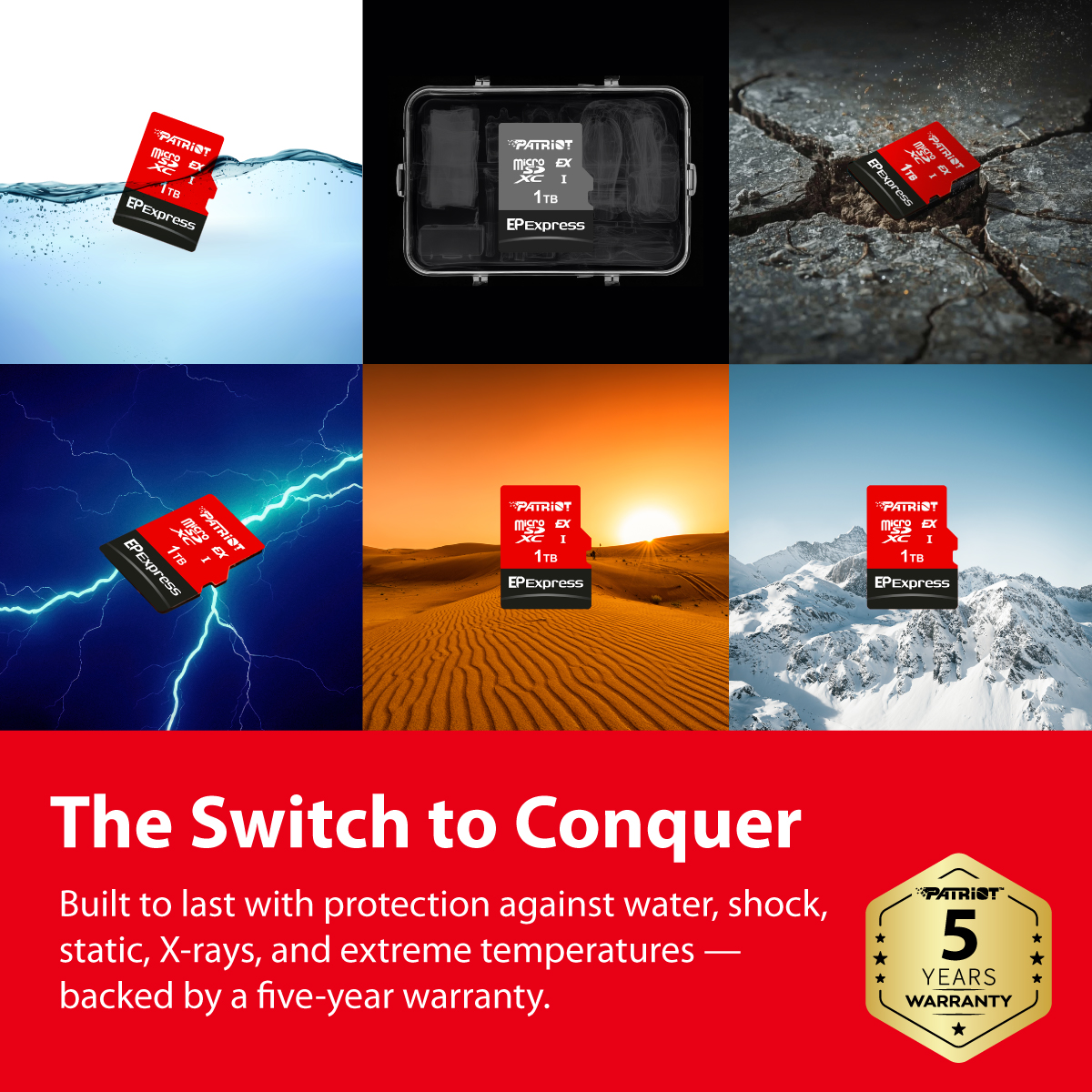 Patriot EP Series Express microSDXC Memory Card