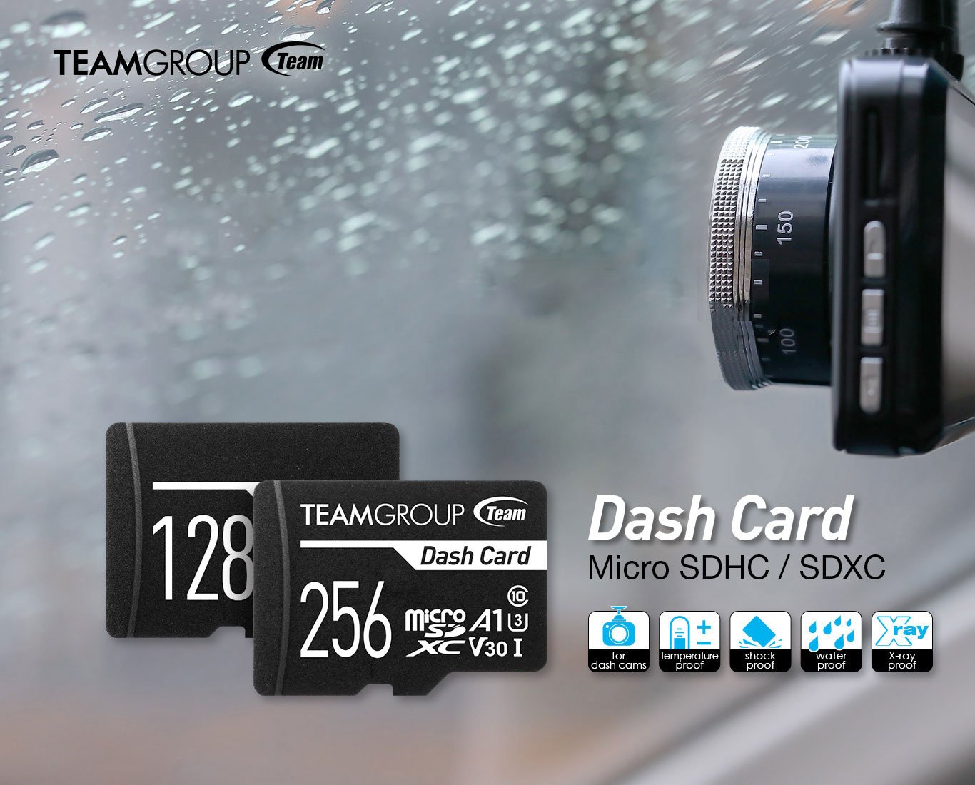 Team Dash Card microSDHC Memory Card with Adapter