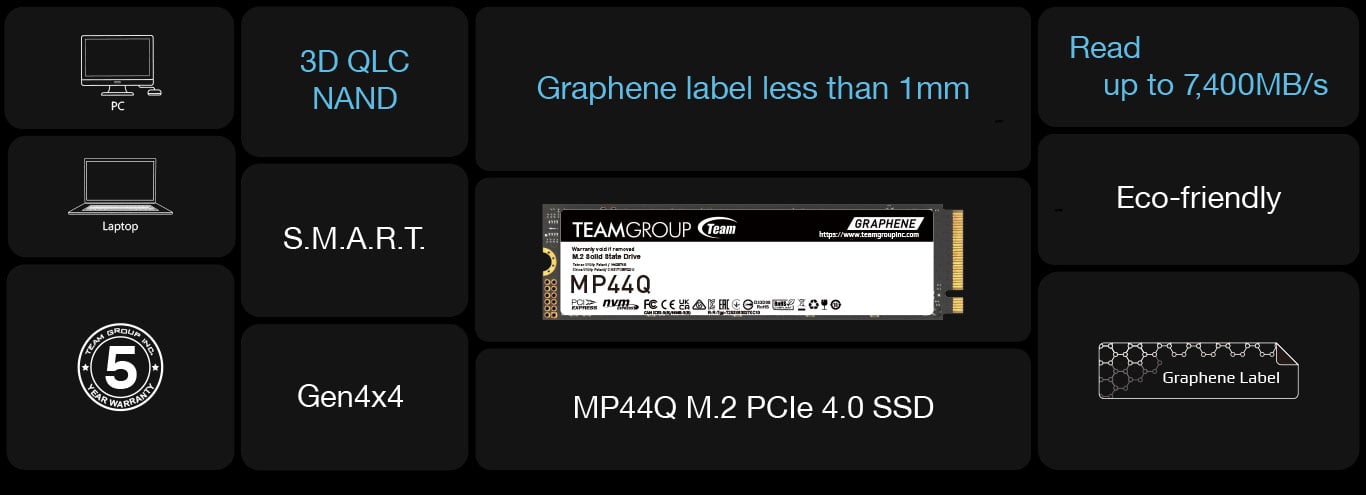 Team Group MP44Q M.2 Internal Solid State Drive